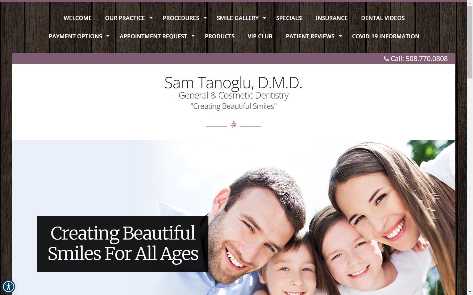 smilesbytanoglu.com screenshot