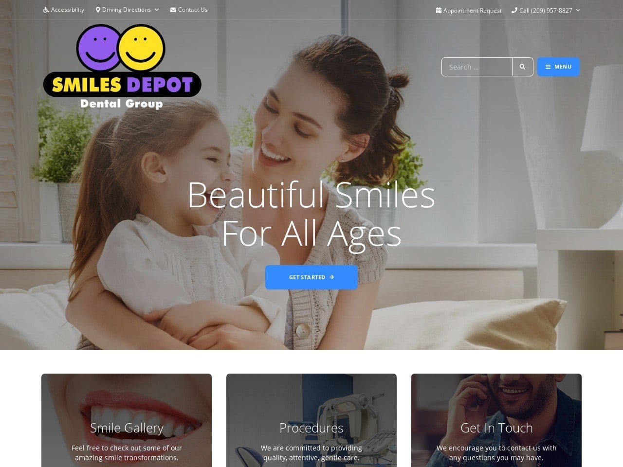 Smiles  Depot Website Screenshot from smilesdepot.net