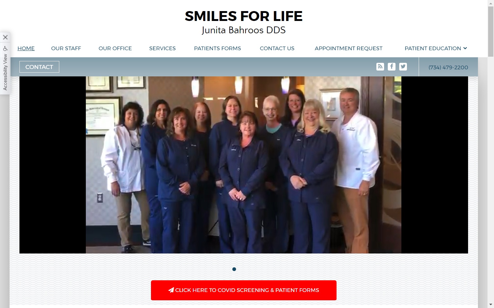 smilesforlifedentistry.com screenshot