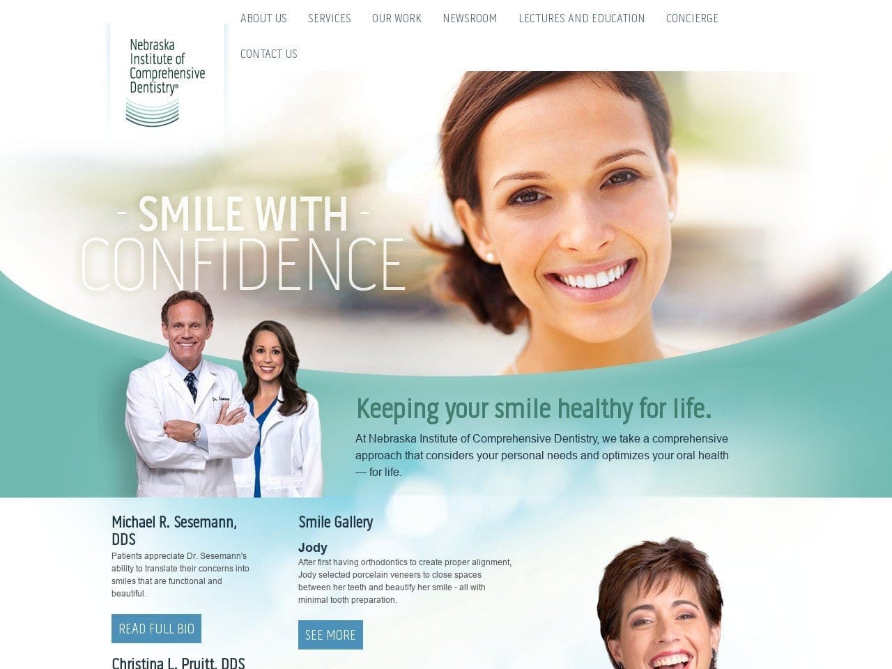 Michael R. Sesemann DDS Website Screenshot from smilesonline.net