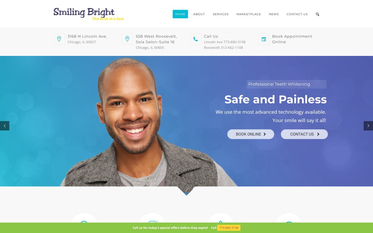 smiling-bright.com screenshot