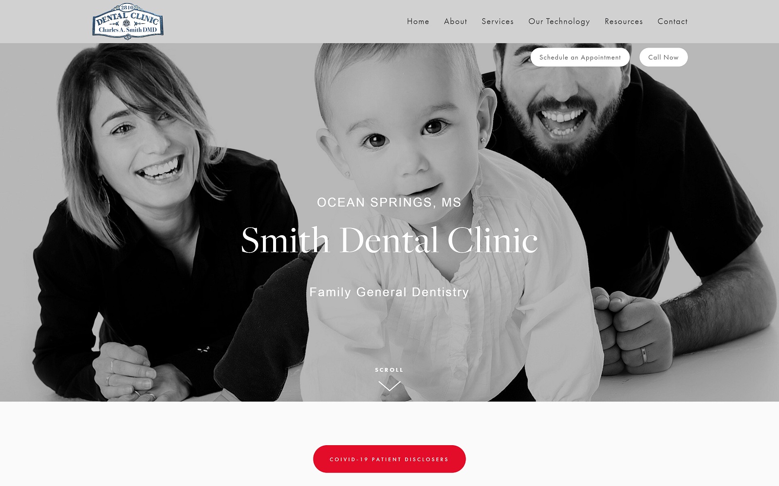 smithdentalclinic.com screenshot