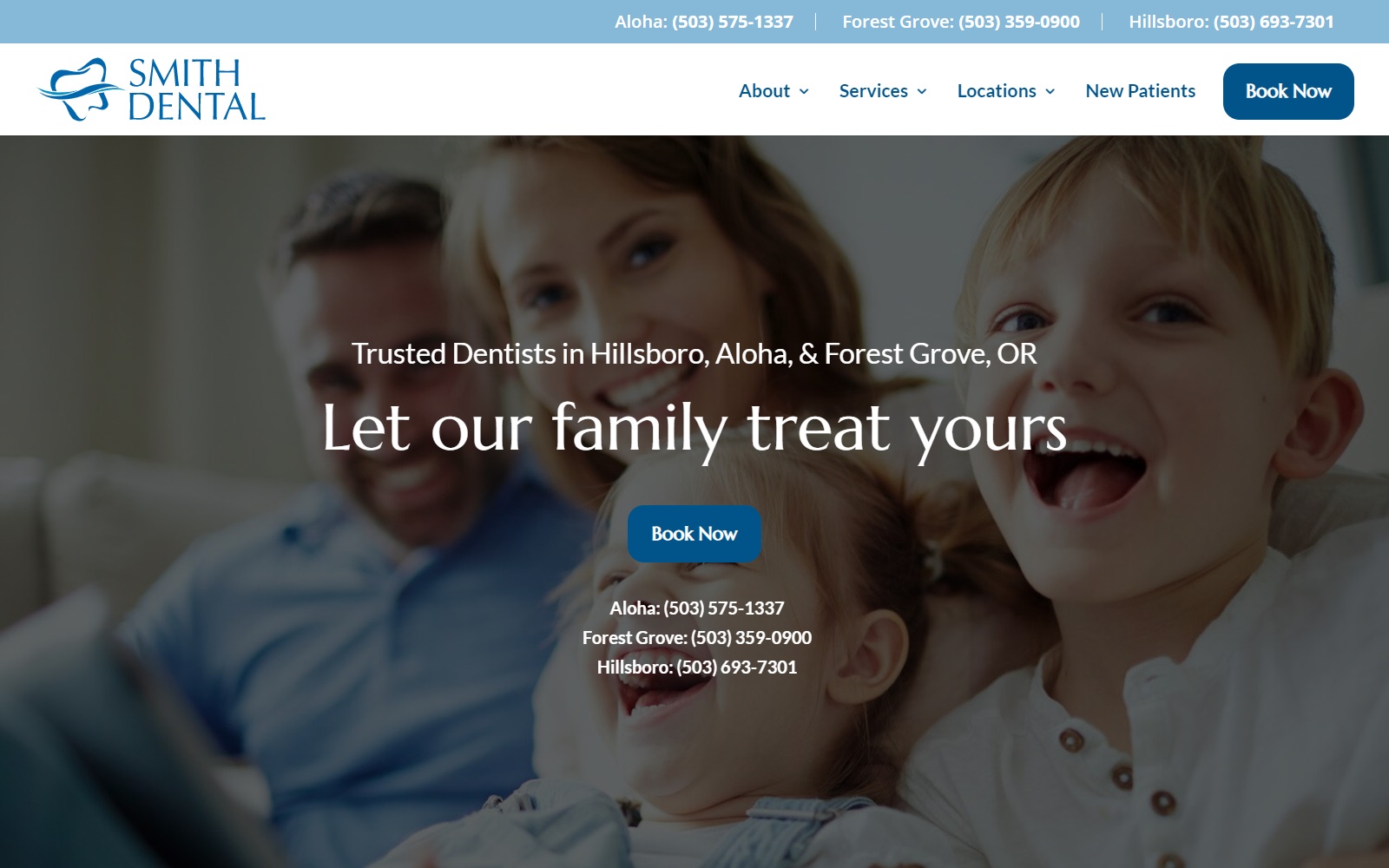 smithdentalgroup.com screenshot