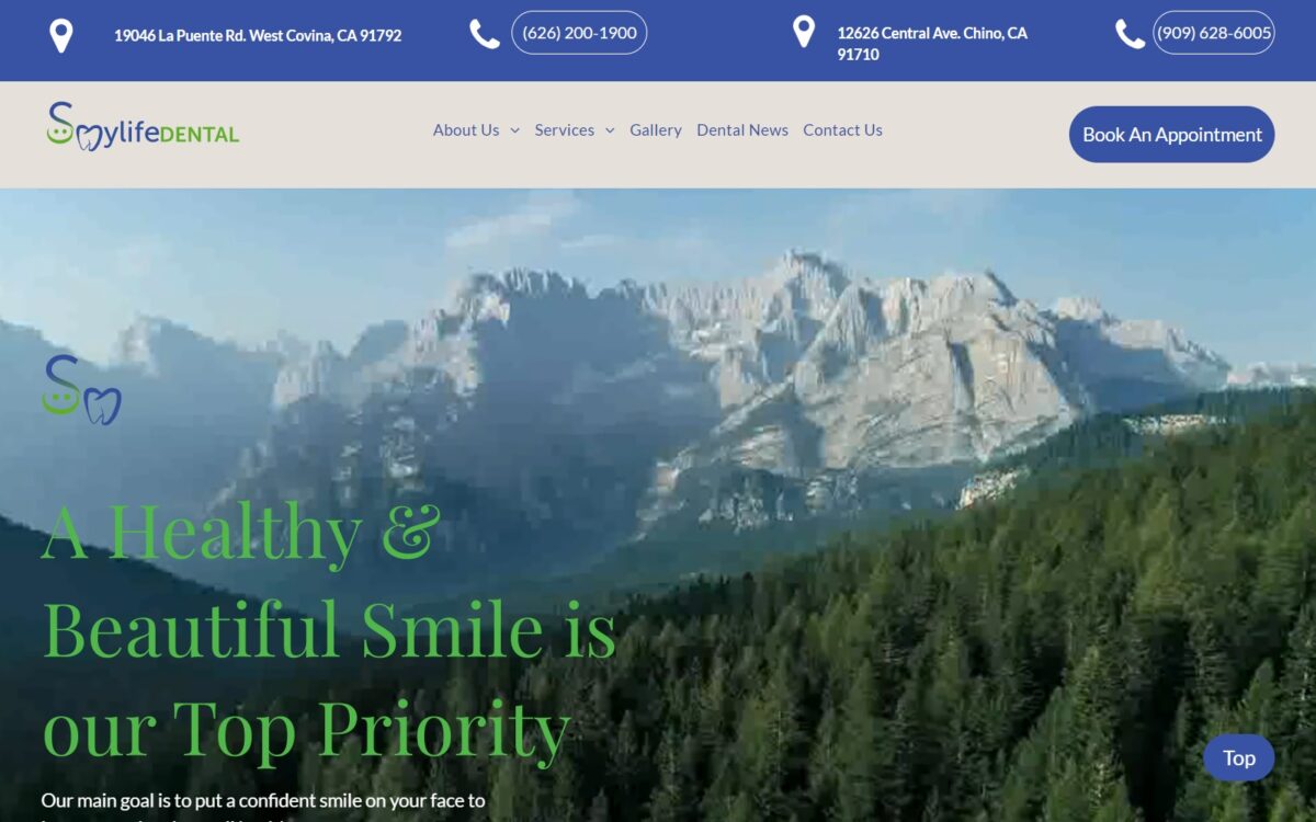 smylifedentalcare.com screenshot