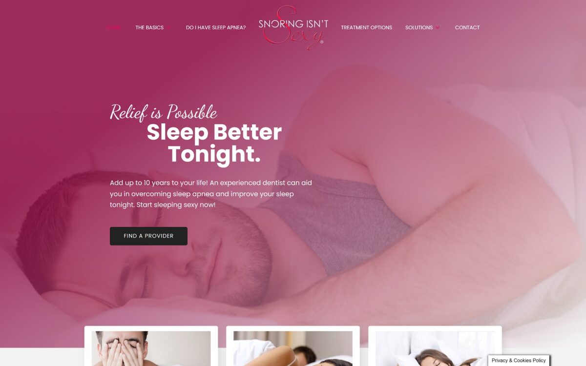 snoringisntsexy.com screenshot