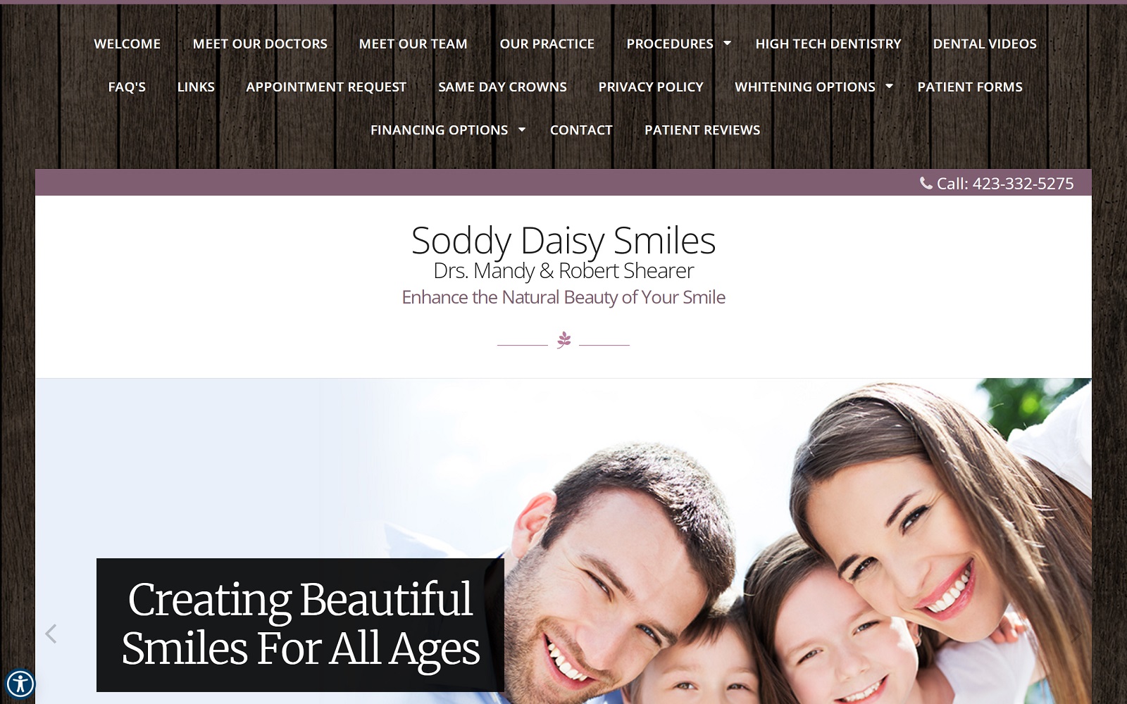 soddydaisysmiles.com screenshot