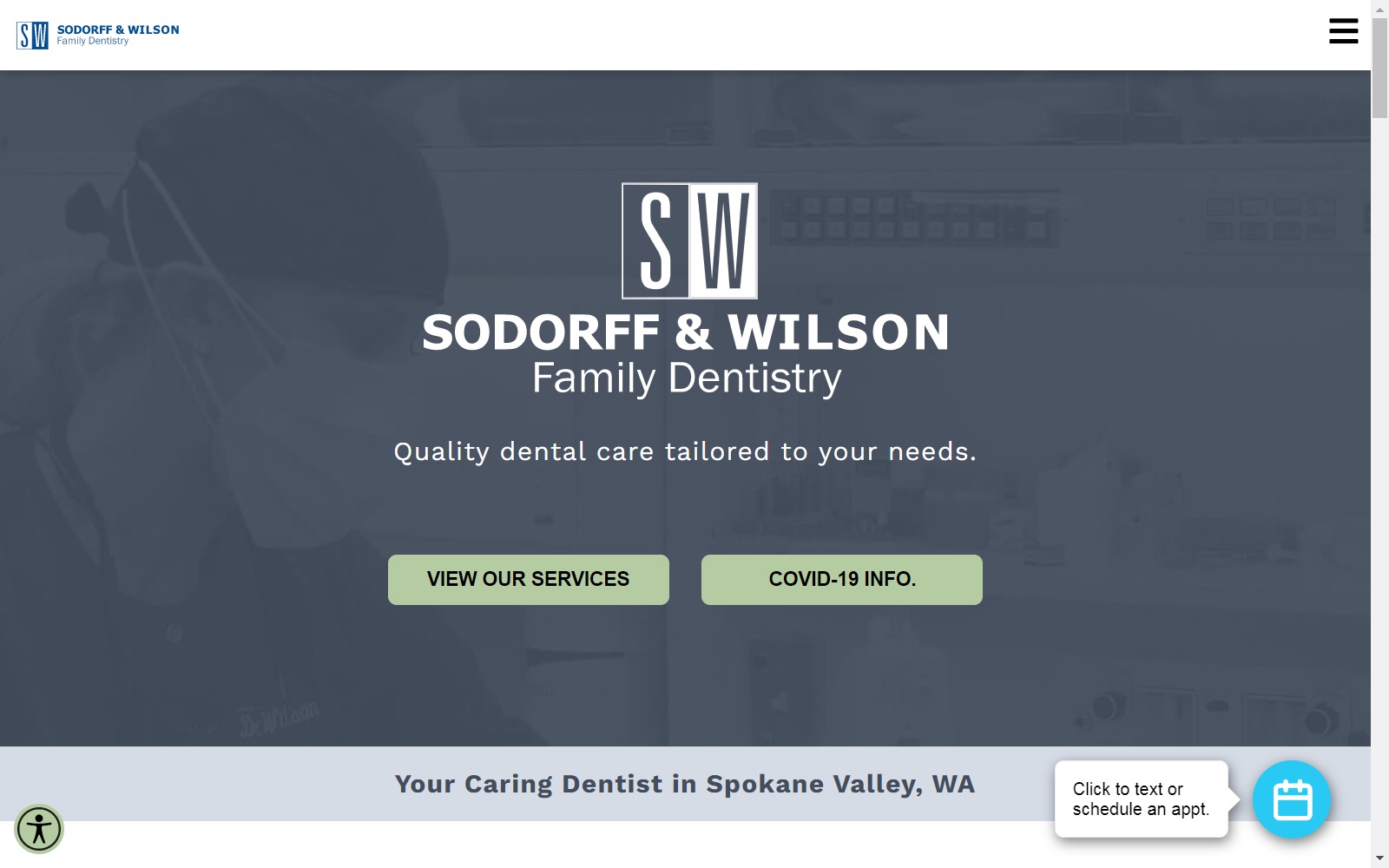 sodorffwilsonfamilydentistry.com screenshot