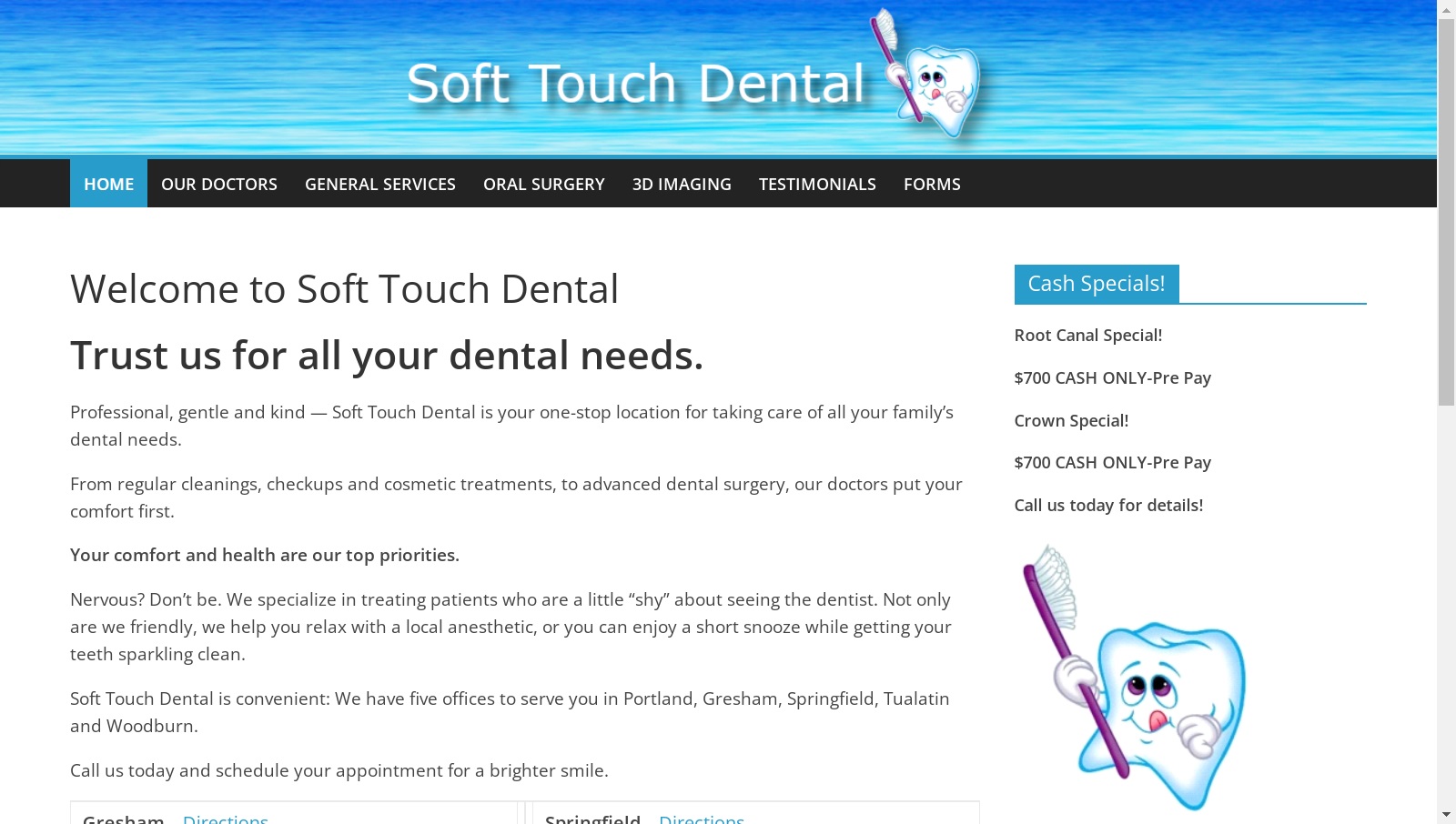 softtouchdental.biz screenshot