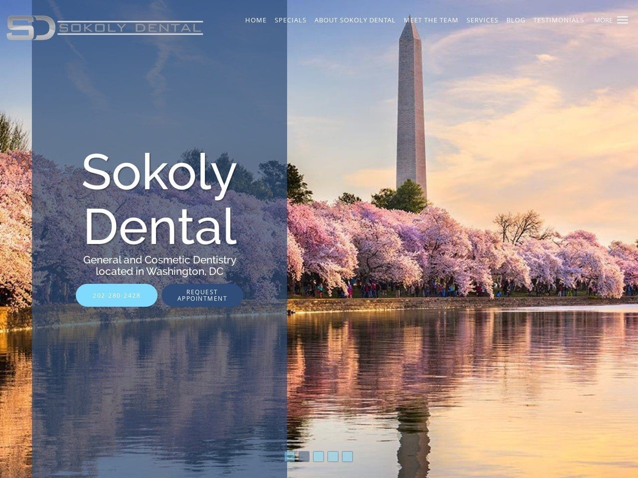 Thomas D Sokoly DDS PC Website Screenshot from sokolydental.com