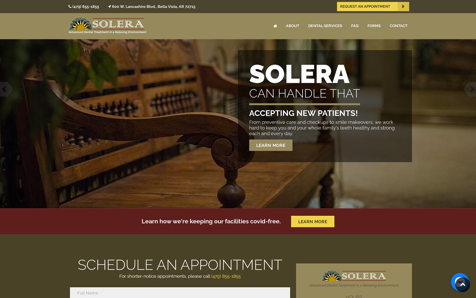 soleradentalspa.com screenshot