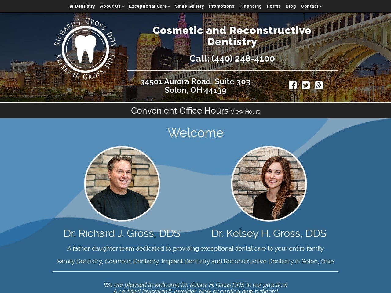 Gross Richard J DDS Website Screenshot from solondentist.com