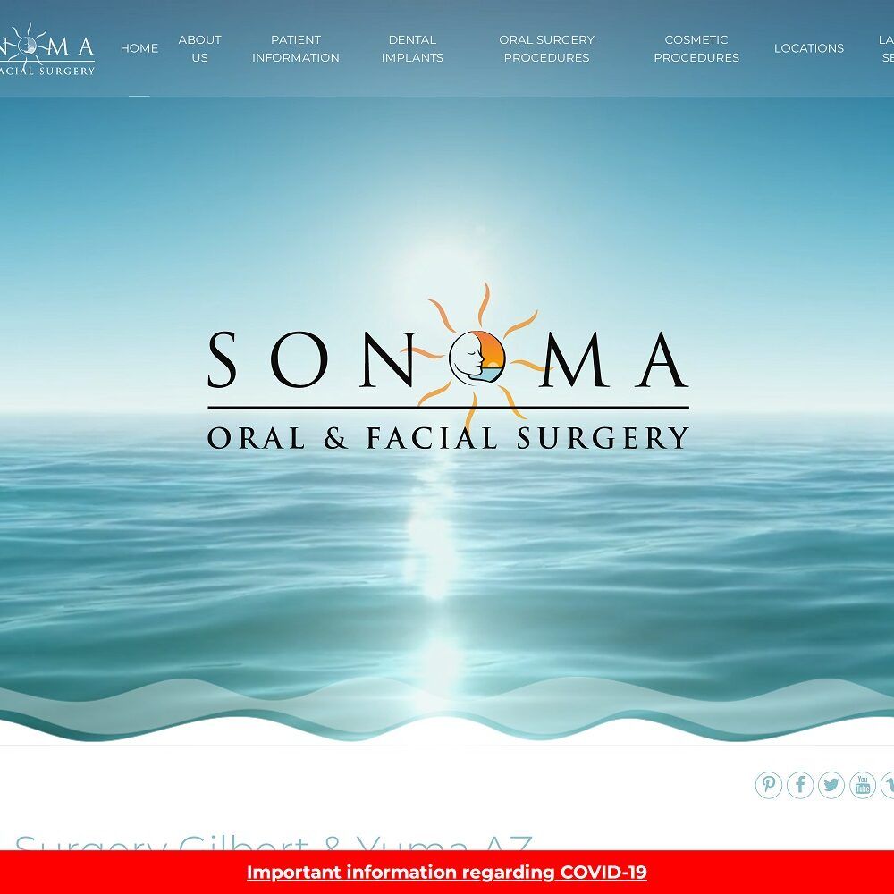 sonomafacialsurgery.com screenshot