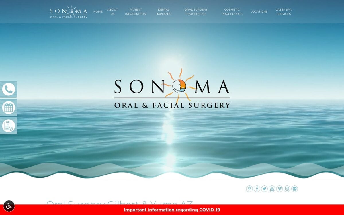 sonomafacialsurgery.com screenshot