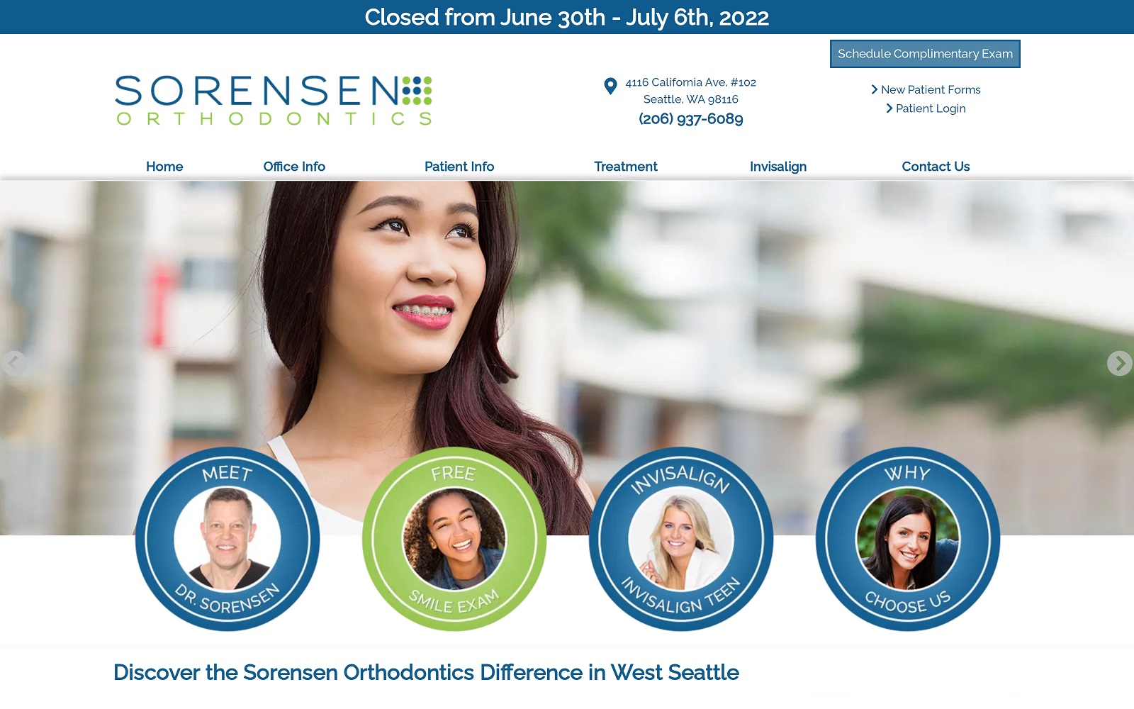 sorensenortho.com screenshot