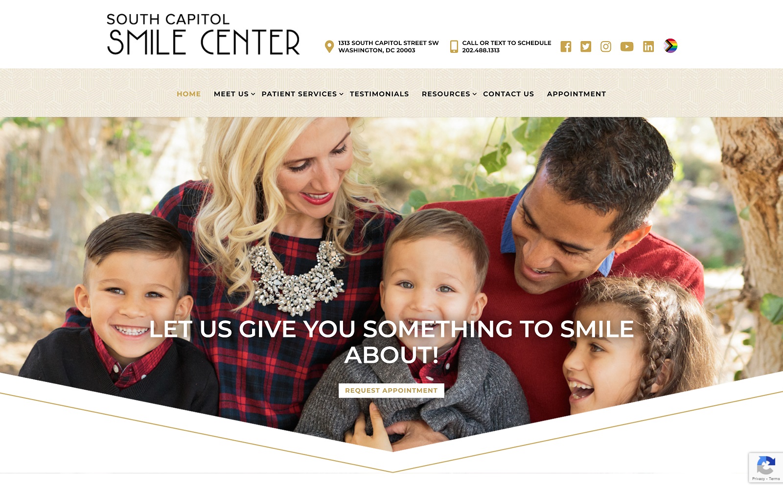 southcapitolsmilecenter.com screenshot