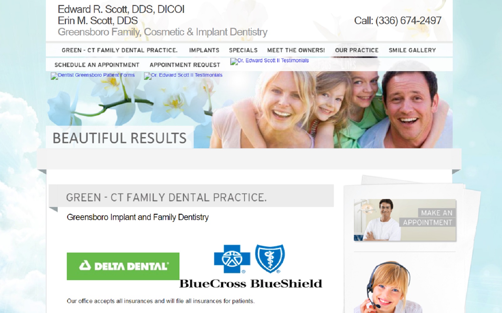 southeastdentistry.com screenshot