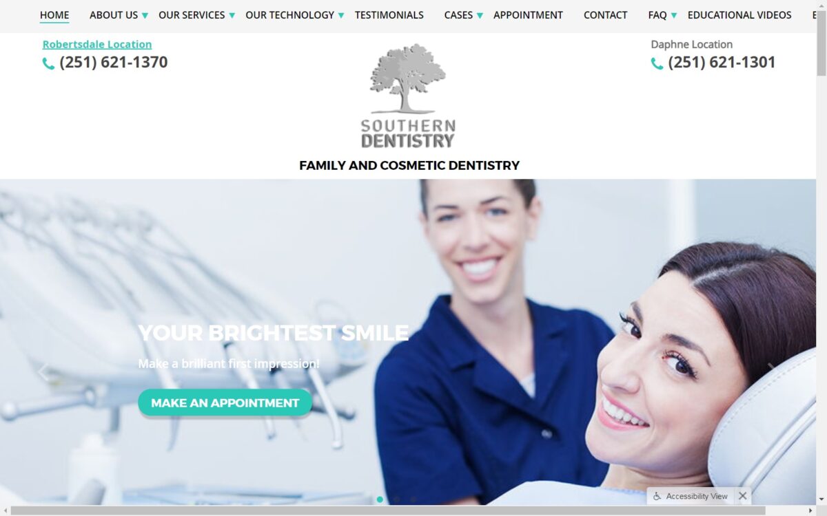 southerndentistry.com screenshot