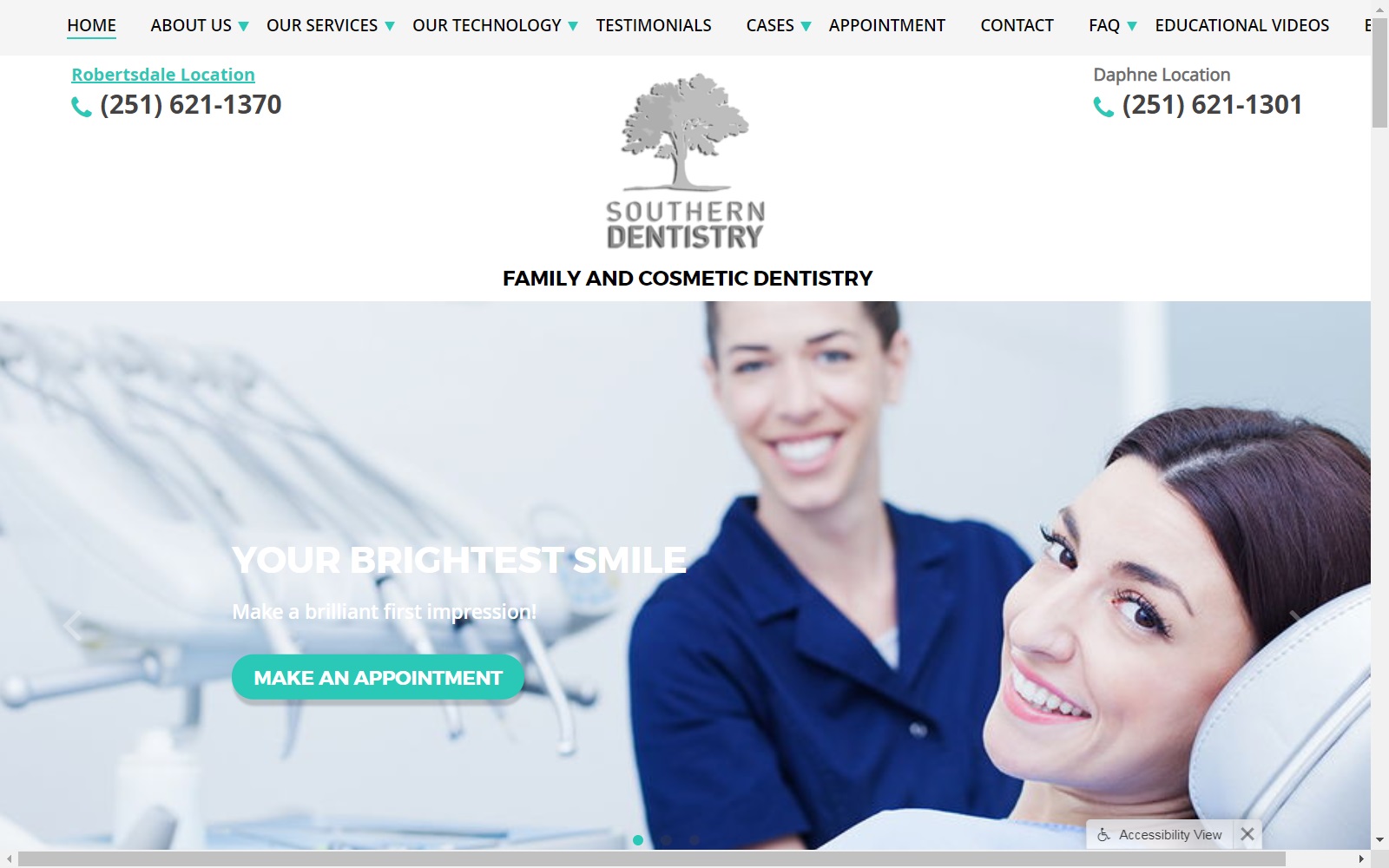 southerndentistry.com screenshot