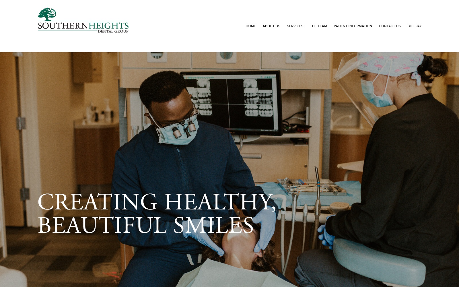 southernheightsdental.com screenshot