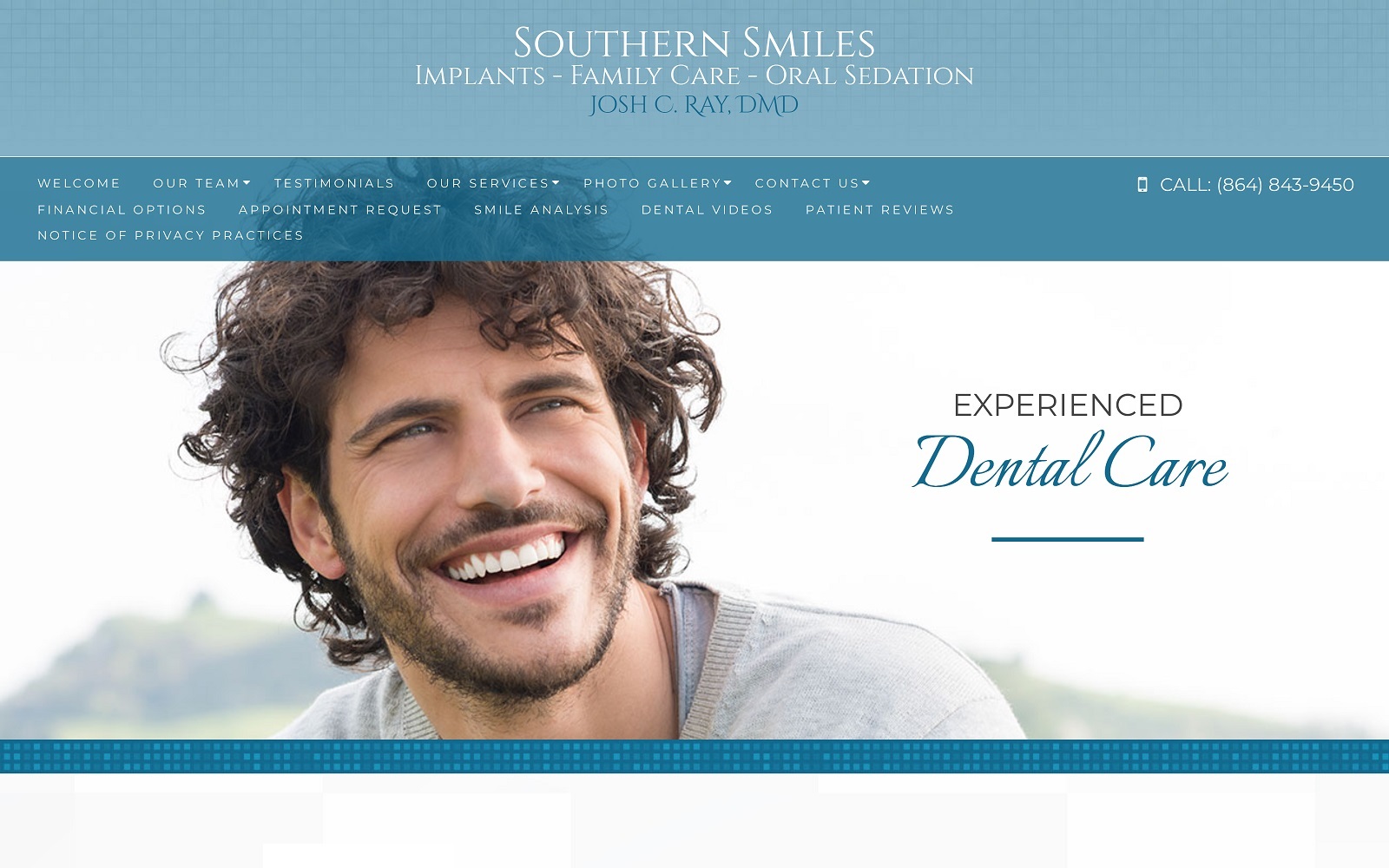 southernsmilesfiveforks.com screenshot