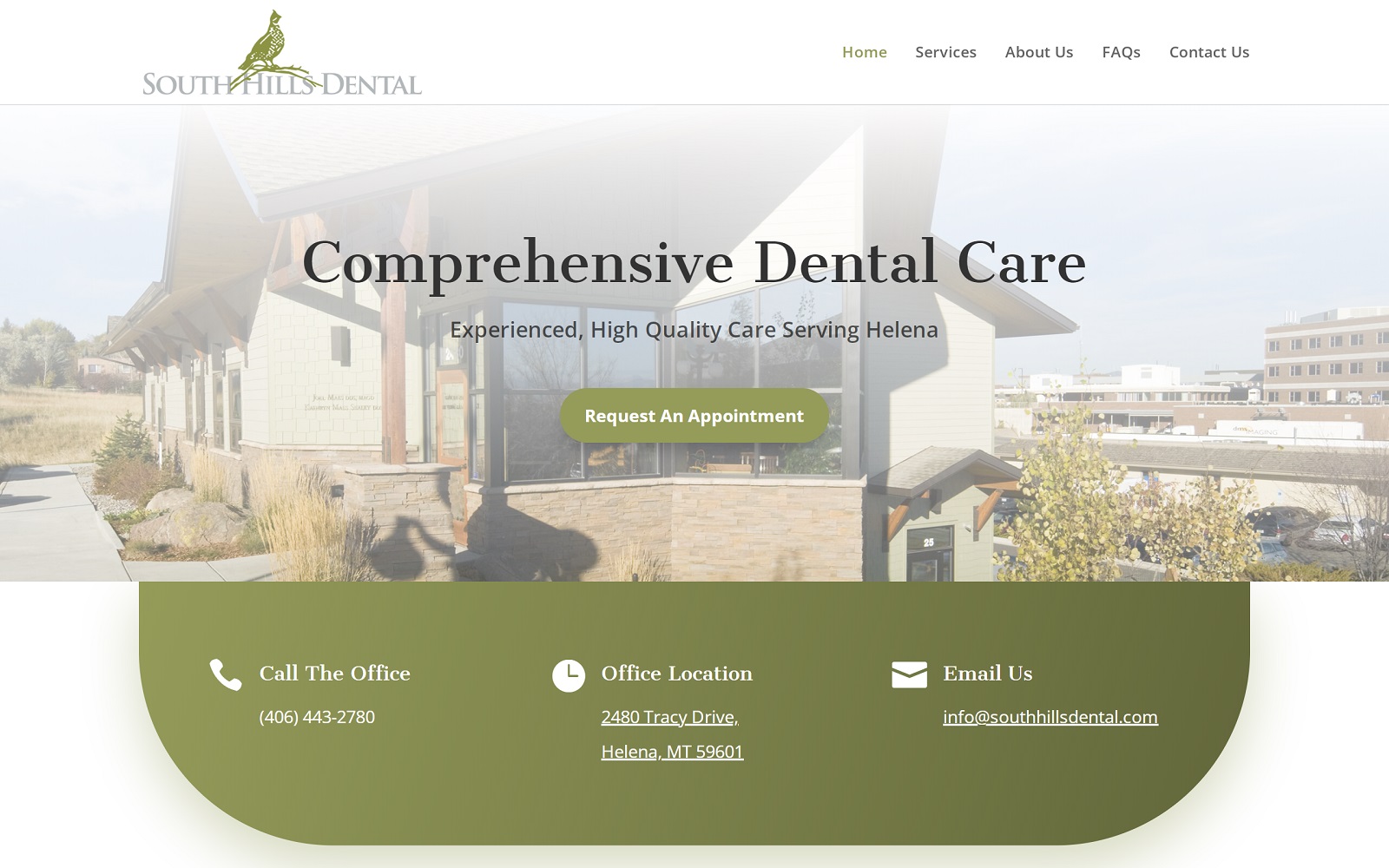 southhillsdental.com screenshot