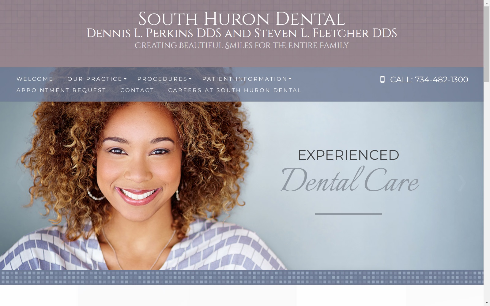 southhurondental.com screenshot