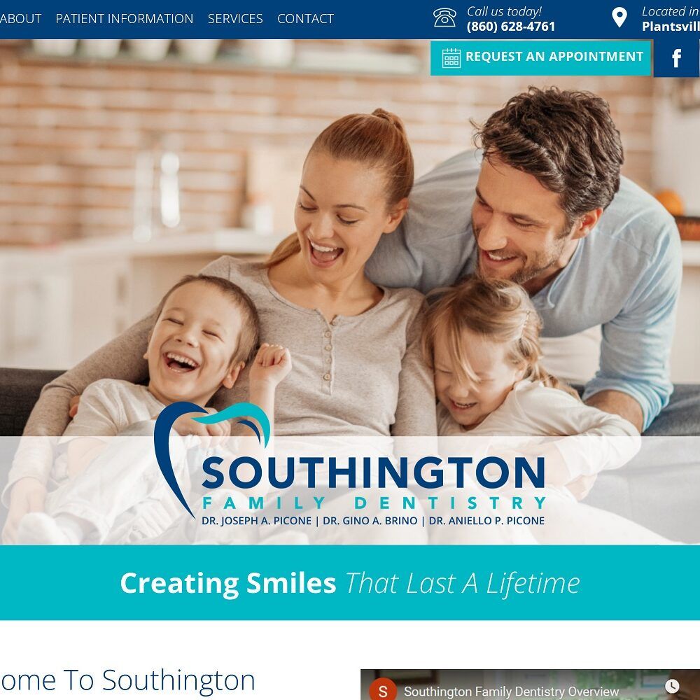 southingtonfamilydentistry.com screenshot