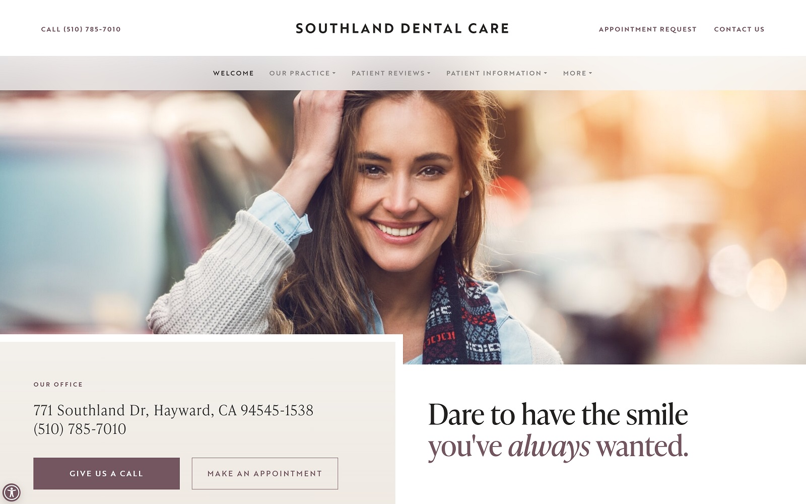 southlanddental.com screenshot