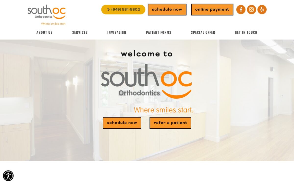 southocorthodontics.com screenshot