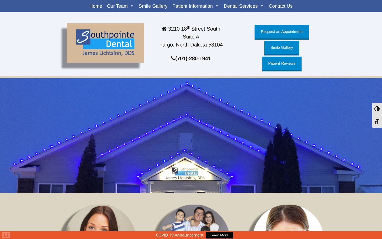 southpointedental.com screenshot