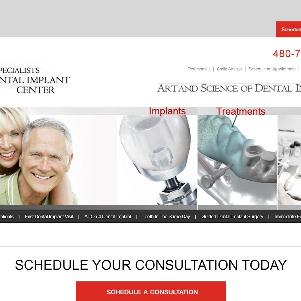 specialistsdentalimplantcenter.com screenshot