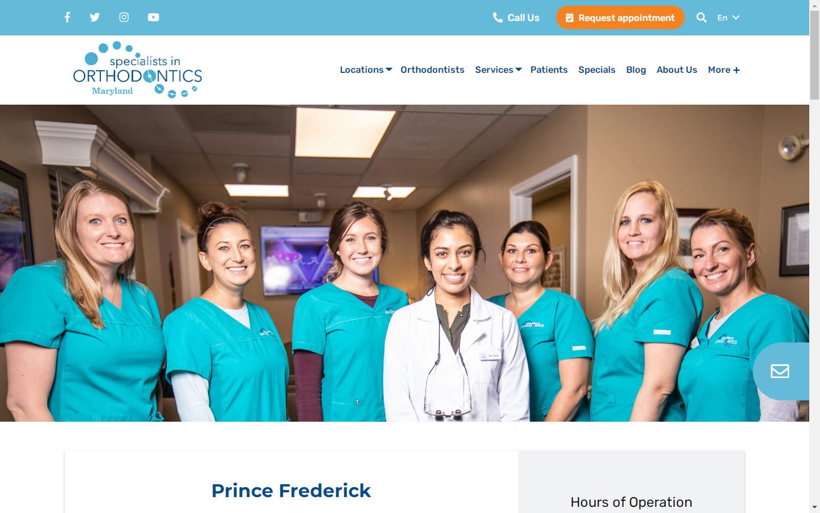 specialistsinorthomd.com_locations_prince-frederick screenshot