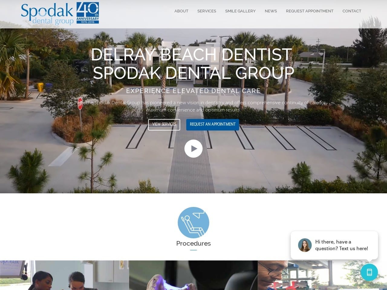 Spodak Dental Group Website Screenshot from spodakdental.com