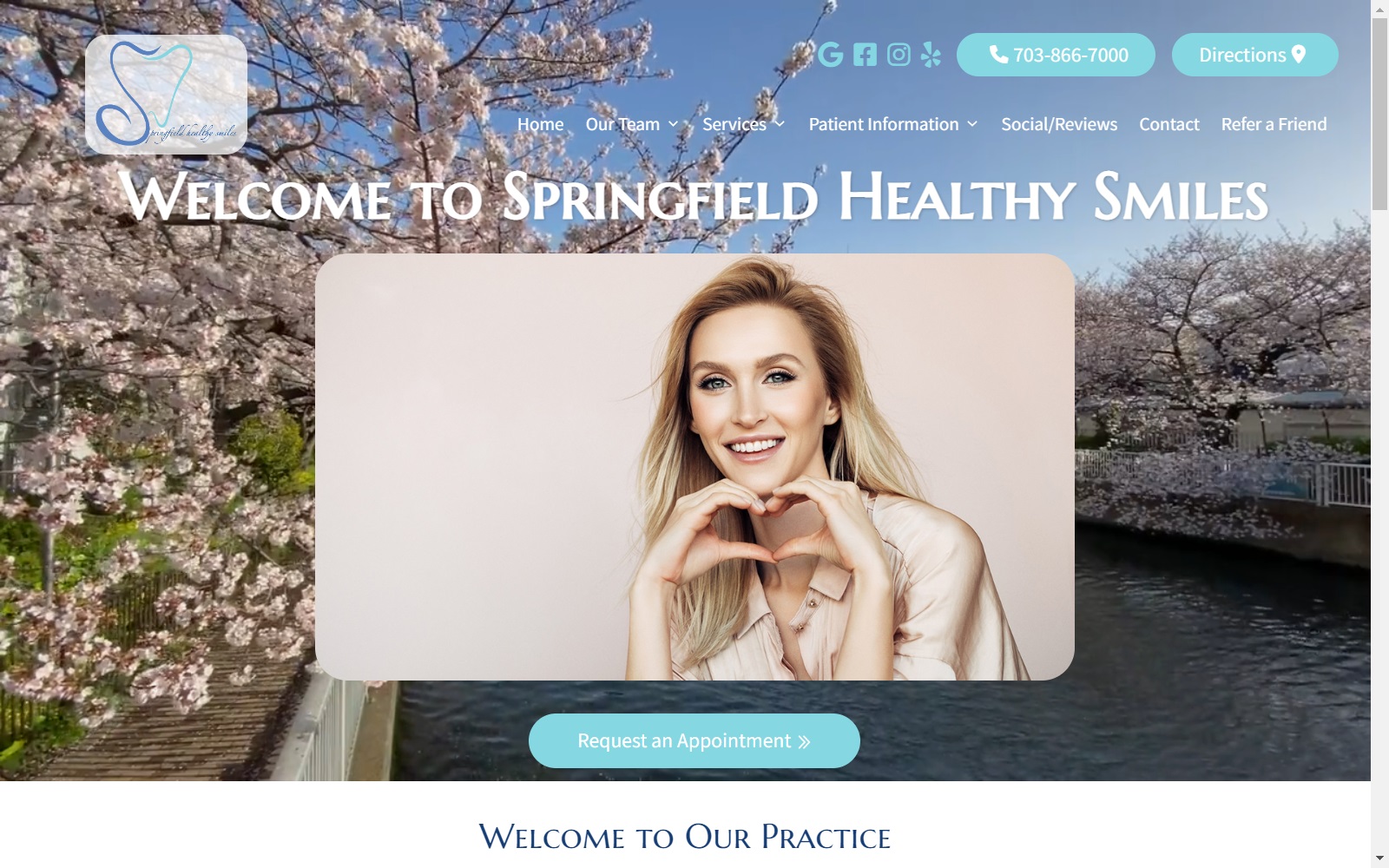 springfieldhealthysmile.com screenshot