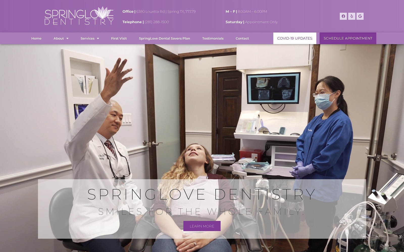 springlovedentistry.com screenshot