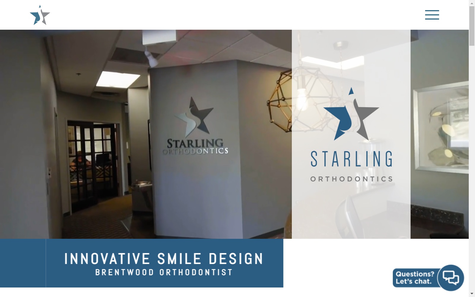 starlingorthodontics.com screenshot