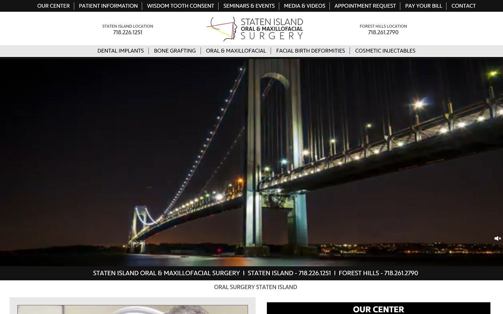 statenislandoralsurgery.com screenshot