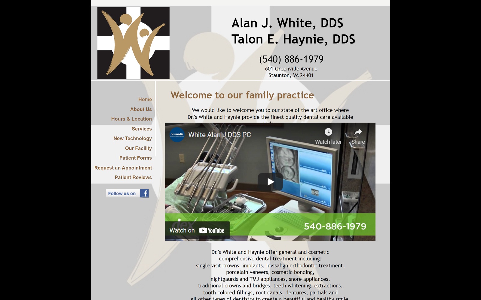 stauntonfamilydentistry.com screenshot