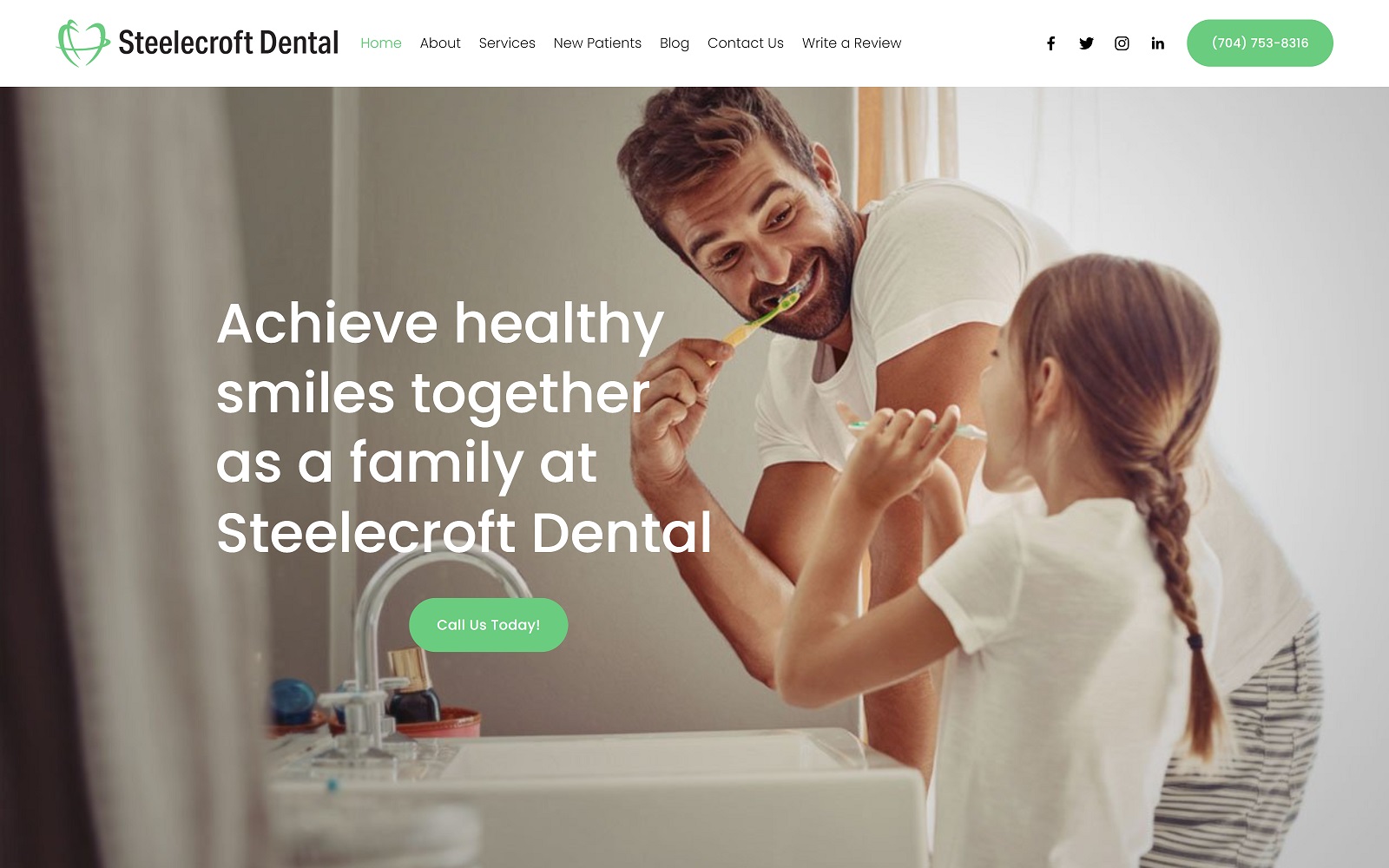 steelecroftdental.com screenshot