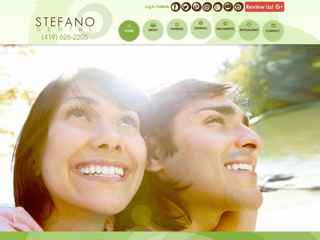 Lata Stefano Inc Website Screenshot from stefanodental.com