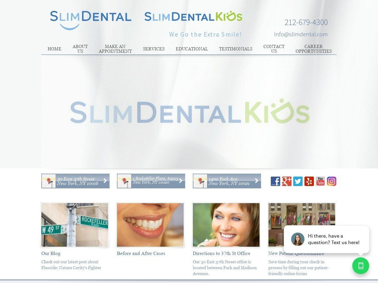 Stephen Lim DDS & Associates Website Screenshot from stephenlimdds.com