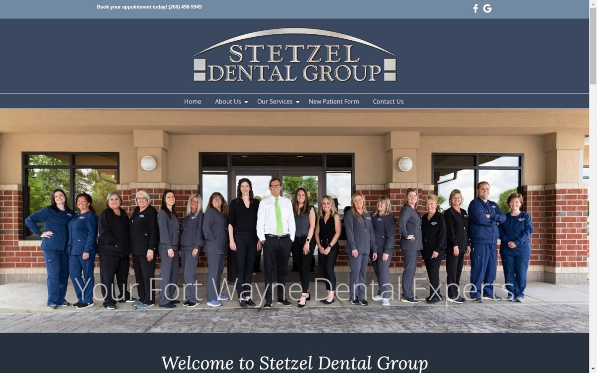 stetzeldentalgroup.com screenshot