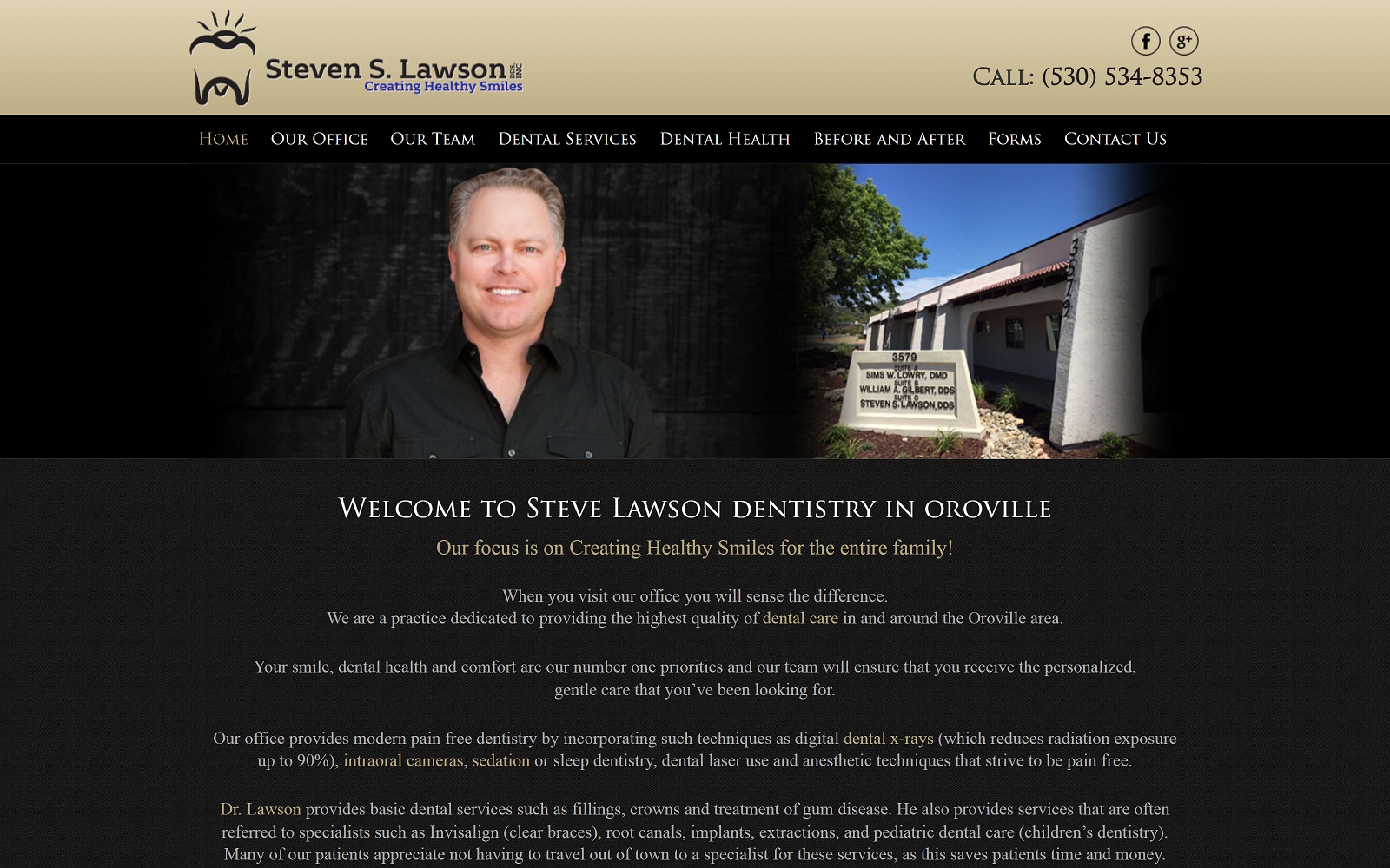 stevelawsondds.com screenshot