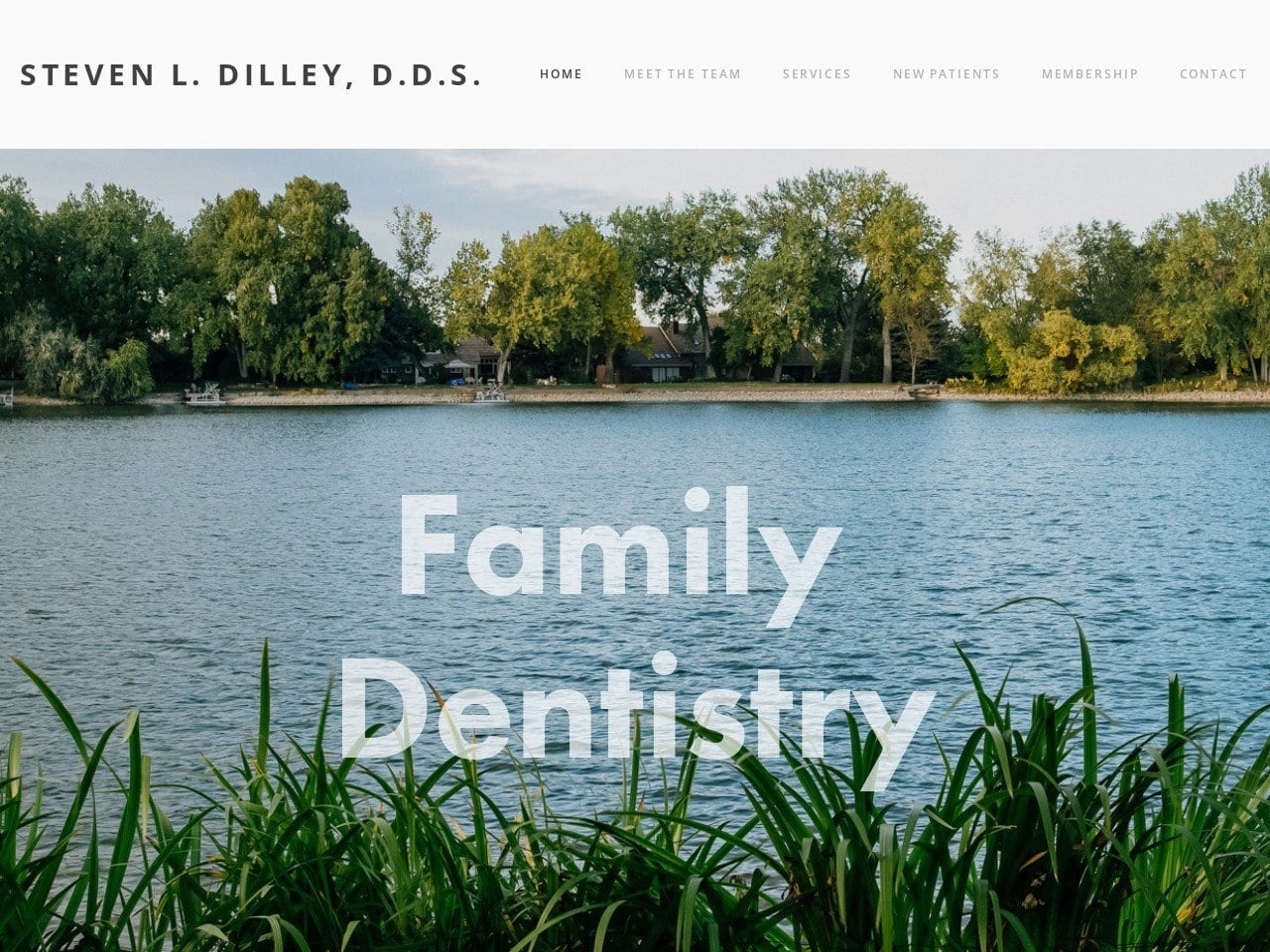 Dr Steven L. Dilley DDS Website Screenshot from stevendilley.com