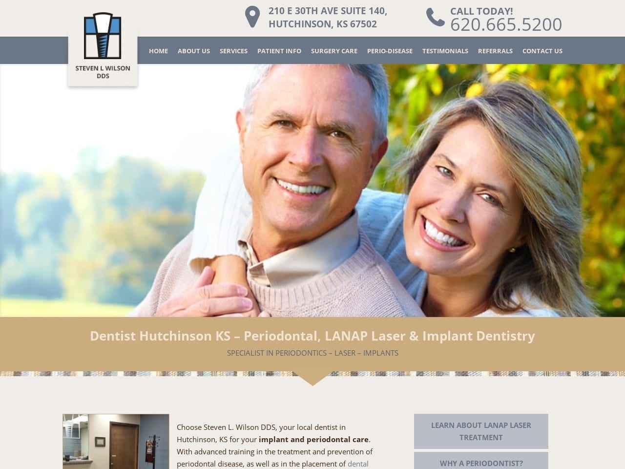 Steven L Wilson DDS LLC Website Screenshot from stevenwilsondds.com