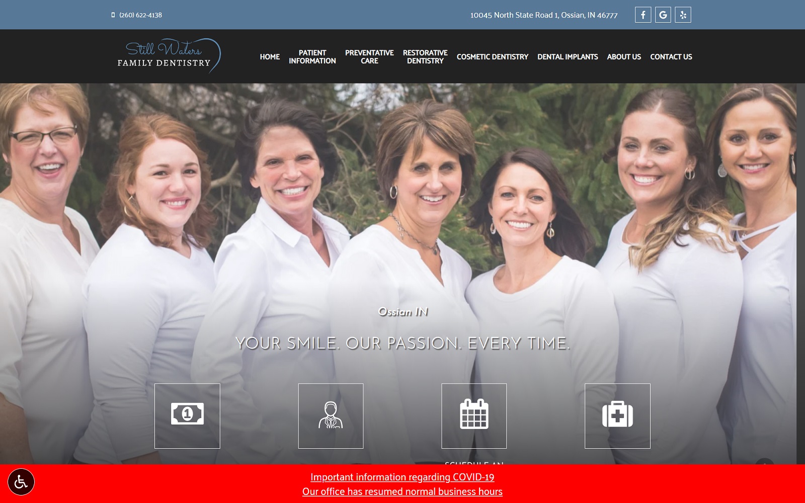 stillwatersfamilydentistry.com screenshot