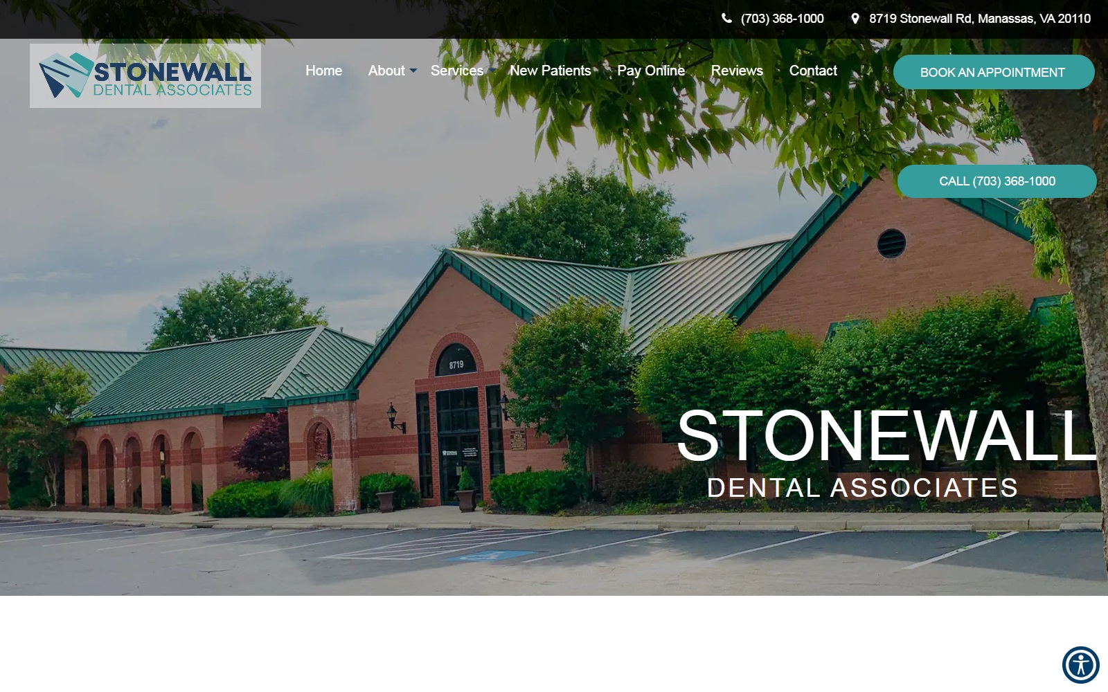 stonewalldental.com screenshot