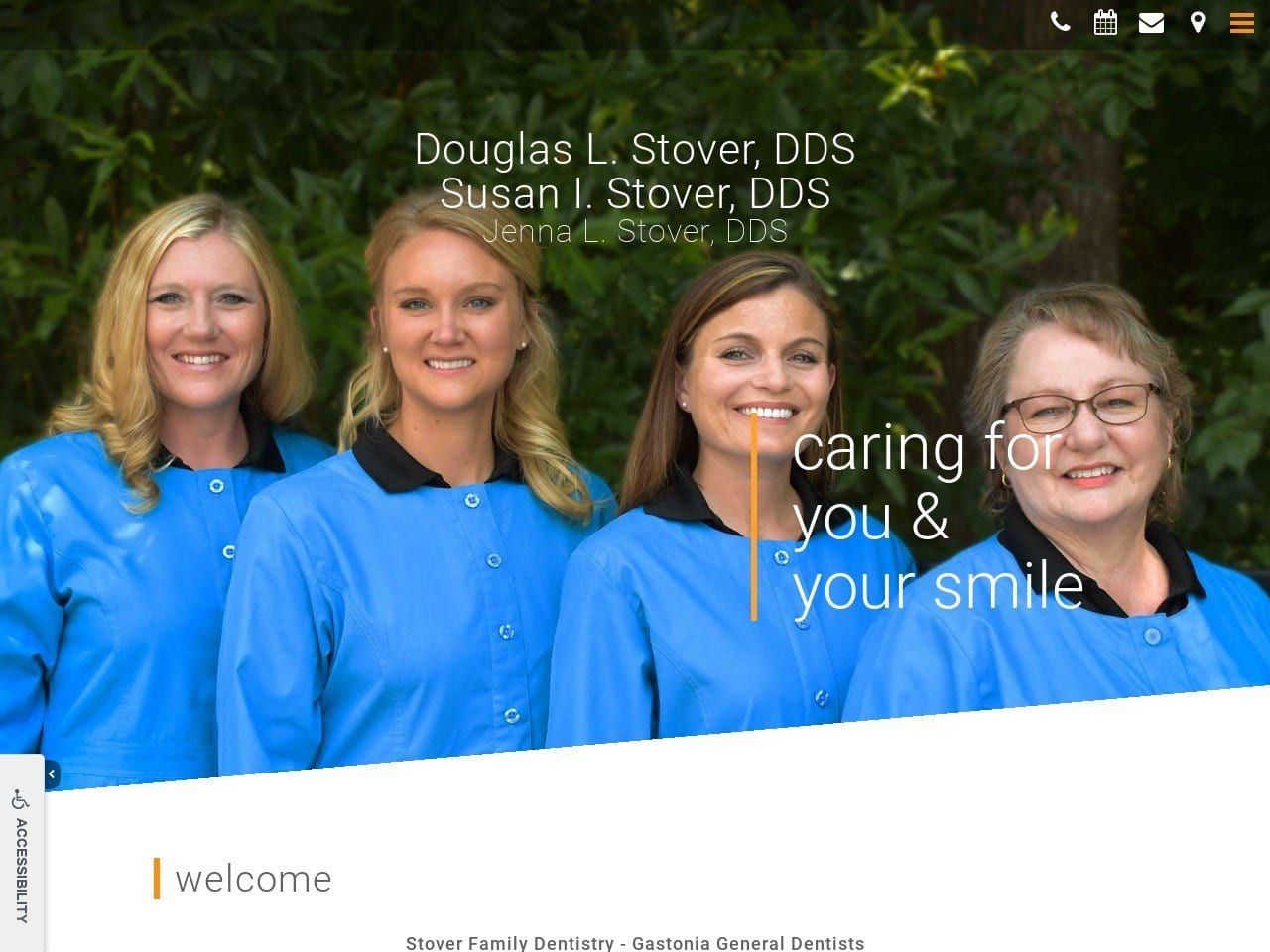 Stover & Stover Stover Douglas L DDS Website Screenshot from stoverfamilydentistry.com