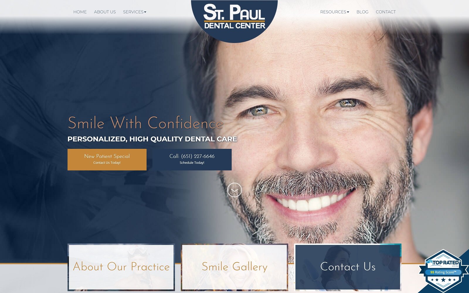 stpauldentalcenter.com screenshot