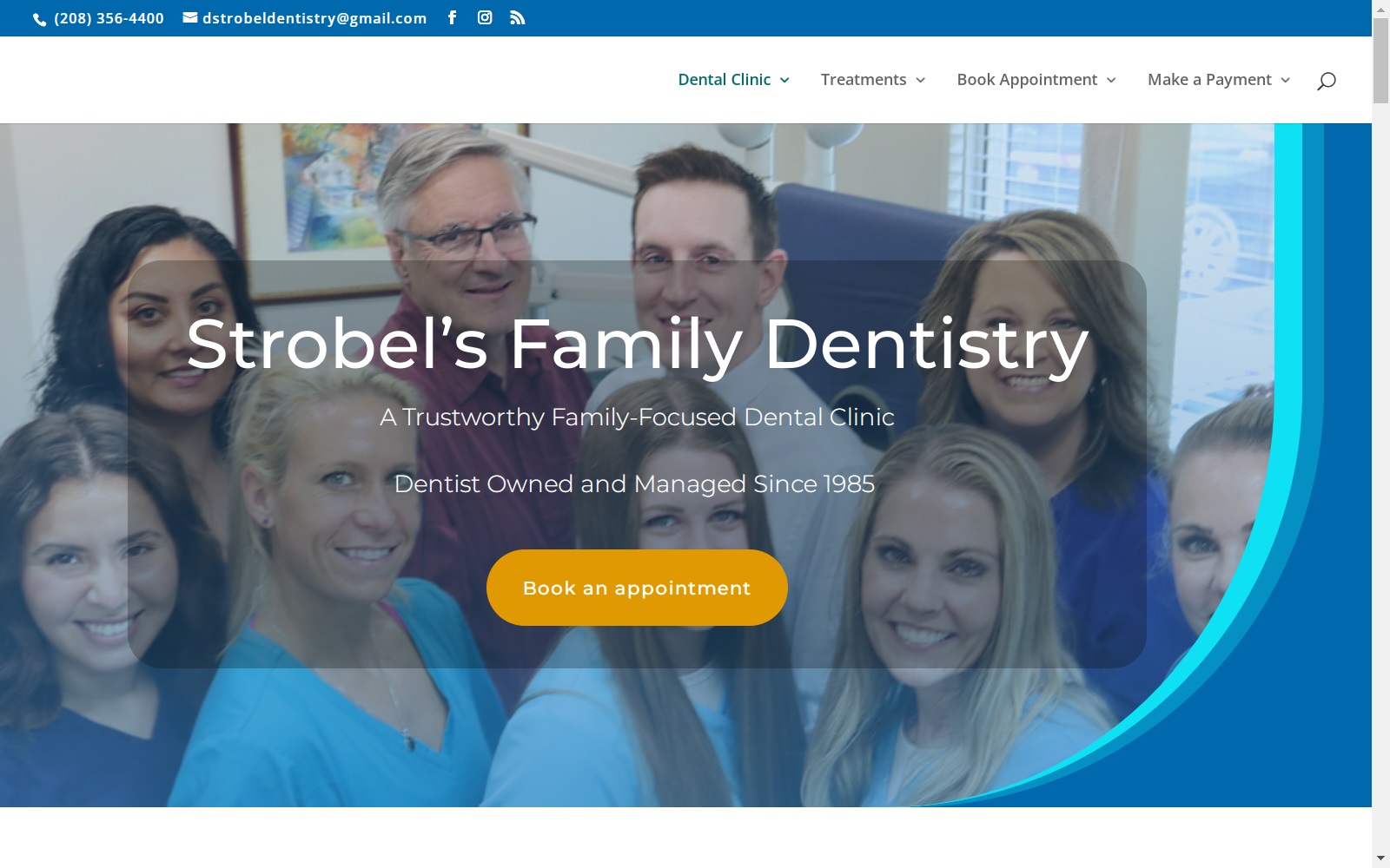 strobelsfamilydentistry.com screenshot